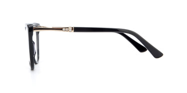 Women Vista Eyeglasses: Marta - Black - SpaceSMART Eye Clinic (Side View)
